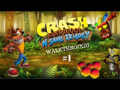 CRASH BANDICOOT N SANE TRILOGY Walkthrough Gameplay Part 1 - (PS4)