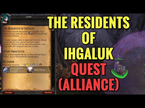 The Residents Of Ihgaluk Quest (ALLIANCE) (WoW MOP)