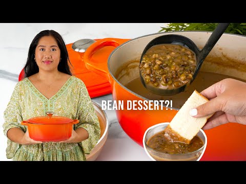 Vegan EASY Malaysian Sweet Mung Bean Porridge (Bubur Kacang Hijau)
