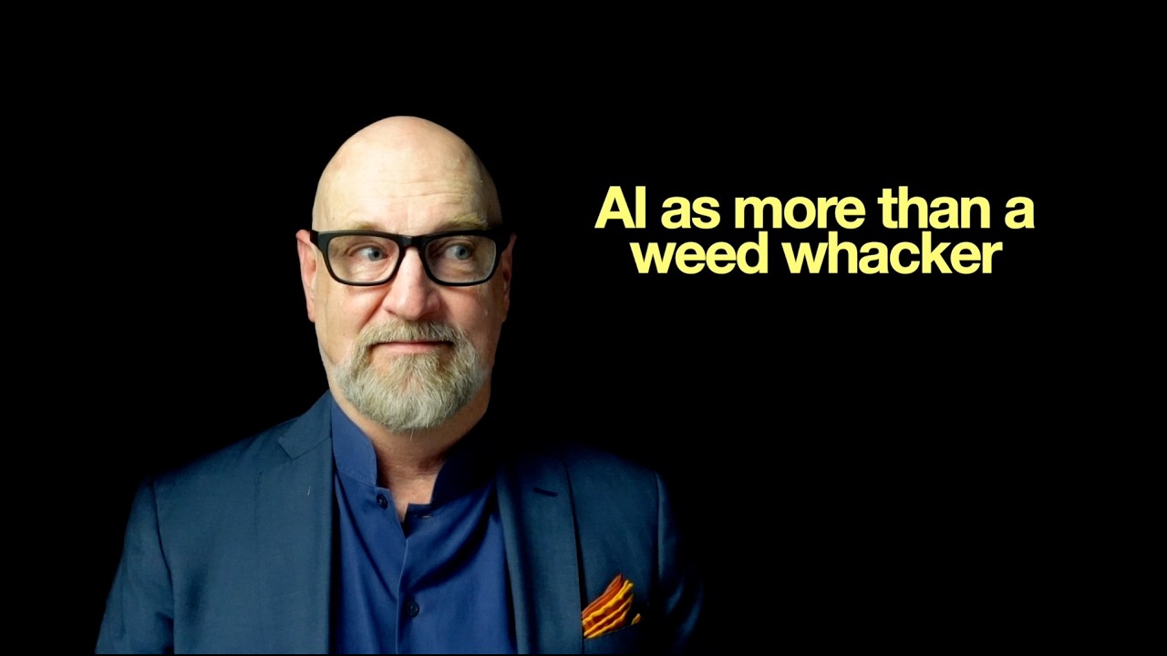 AI as More than a Weed Whacker