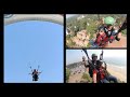Paragliding 🪂 in varkala beach ⛱️ Kerala Best skydiving in varkala first time my riding 2023 tamil