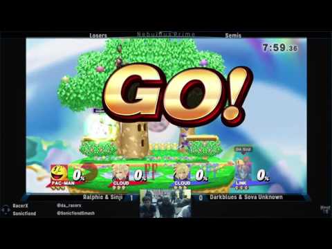 Nebulous Prime Sm4sh Doubles #64: Losers - Semis: Ralphie & Sinji vs. Darkblues & Sova Unknown