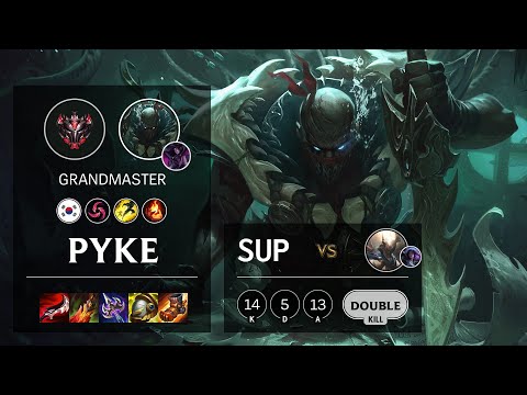 Pyke Support vs Pantheon - KR Grandmaster Patch 10.25b