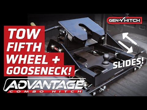 The ADVANTAGE Combo Hitch | Gooseneck to Fifth Wheel Towing with a simple SLIDE!