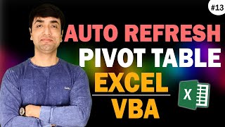Auto Refresh Pivot Table | How to Refresh Pivot Table automatically when source data changes Excel