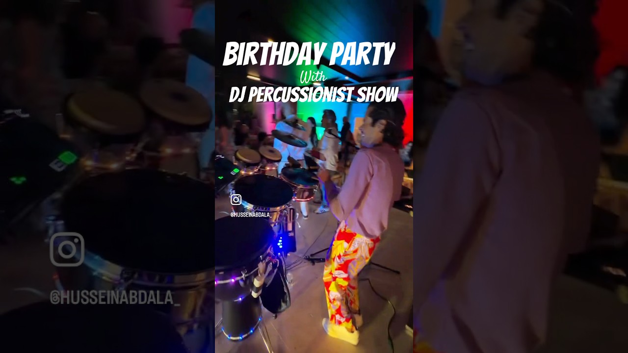 Promotional video thumbnail 1 for Hussein DJ Percussionist Show