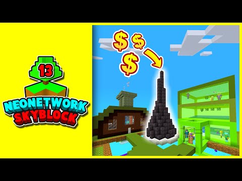 TheNeoCubest - Money Mystery | Minecraft Skyblock Let's Play Episode 13 (Bedrock/Java Server IP)