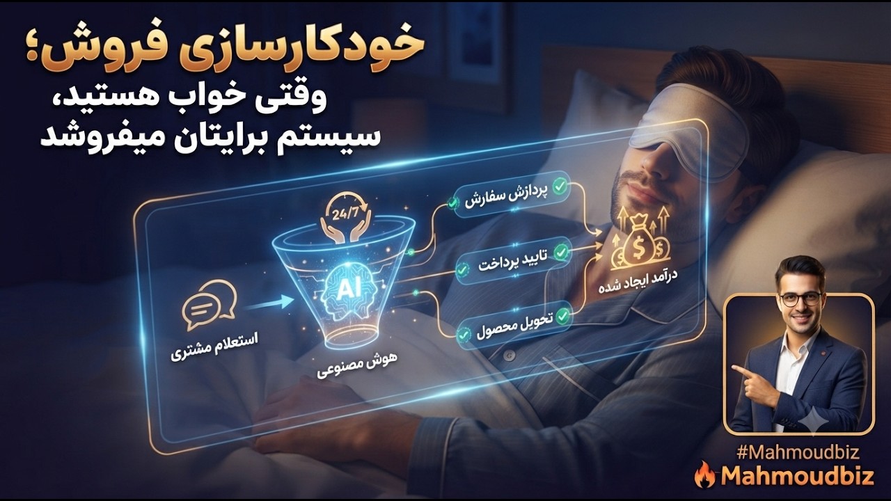 خودکارسازی فروش؛وقتی خواب هستید، سیستم برایتان می‌ فروشد