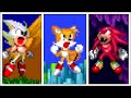 Super Sonic, Super Tails, Super Knuckles in Sonic 2