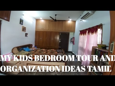 Kids Bedroom Tour & Organization Tamil/How I organised My kids Bedroom Ideas👍 Video