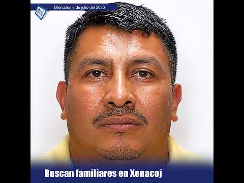 Buscan a familiares de hombre fallecido en Xenacoj
