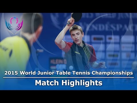 WJTTC 2015 Highlights: KLEIN Dennis vs PIERAERT Valentin (Qual)
