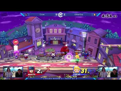 The Smash Lab 104 LR1 - OtherGuy (Lucas) vs Crow (Marth)