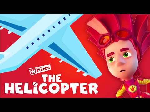 How do Aeroplanes and Helicopters fly? | The Fixies | Cartoons for Kids - Kingdom Kids Zone, Little Learners - The Fixies