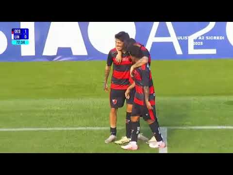 OESTE 1 X 0 LINENSE - PAULISTÃO A2 SICREDI 2025