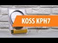 Наушники KOSS KPH7 Blue 190460 - відео