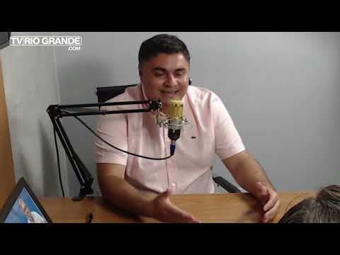 Secretário de Administração de Fronteira, Daniel Fonseca, fala à TV Rio Grande