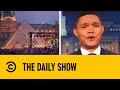 France Celebrate Macron's Win With A Rave At The Louvre | The Daily Show with Trevor Noah