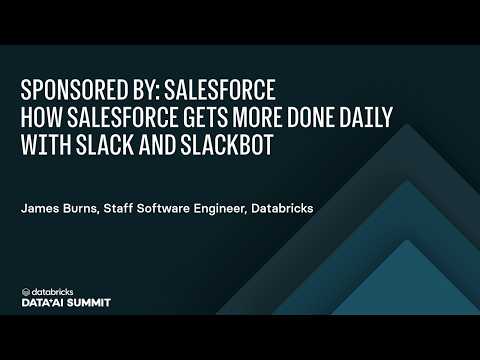 Watch: Sponsored by: Salesforce | How Salesforce Gets More Done Daily with Slack and Slackbot