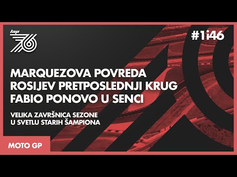 Lap 76 No.146 | MotoGP: Marquez povređen | Rosijev pretposlednji krug | Quartararo opet u senci