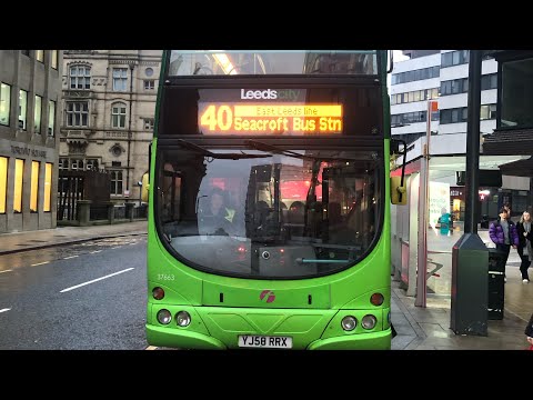 First Leeds Volvo B9TL Wright eclipse Gemini 37663 YJ58 RRX on East Leeds line 40