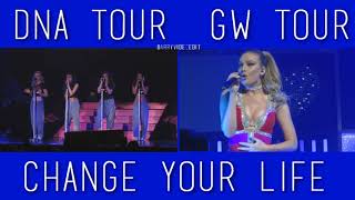 Change Your Life | DNA tour VS Get Weird tour [use heapdhones]