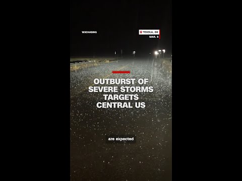 Outburst of severe storms targets Central US