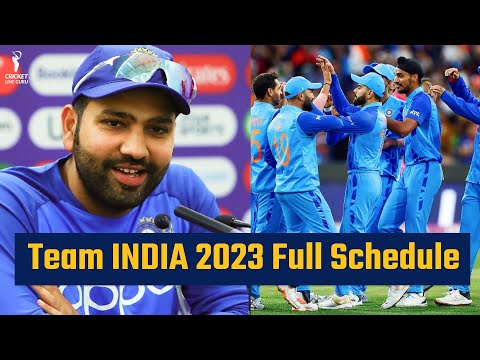 Team India's Complete Cricket Schedule of 2023, Team India Full Schedule 2023
