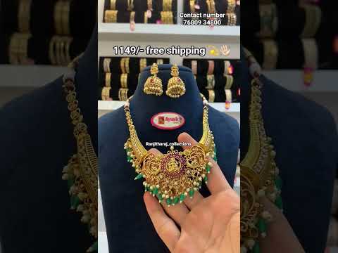 1149/- free shipping 💫👋🏻 #Kantinecklace #necklace #ranjitharaj_collections ##jewellerybyranjitha