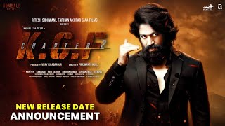 kgf Chapter 2 new Release Date Announcement, kgf Chapter 2, yash, sanjay dutt, Prashanth Neel, kgf2,