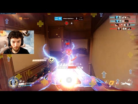 Overwatch Best DPS Pro Dafran Top Ranked Intense Gameplay -Echo & Symmetra-