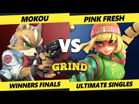 The Grind 214 Winners Finals - Mokou (Fox) Vs. Pink Fresh (Min Min) Smash Ultimate - SSBU