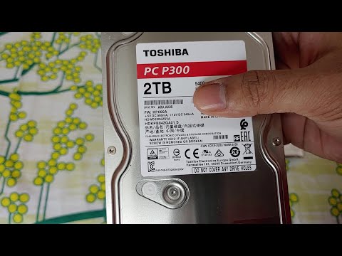 TOSHIBA P300 2TB SATA 3,5 colio PC HDD BULK video