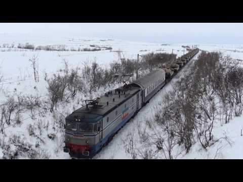 Tren de marfa CFR Marfa incarcat se apropie de Suceava Vest - 12.02.2017