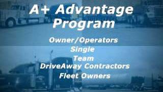 A+ Advantage For Truck Drivers Driving For Bennett International
