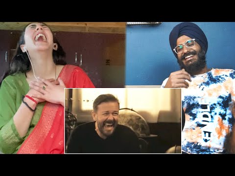 Indians React to Learn English with Ricky Gervais and Karl Pilkington🤣🤣
