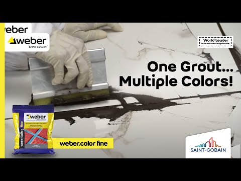 Weber color fine tile grout 1kg, for construction