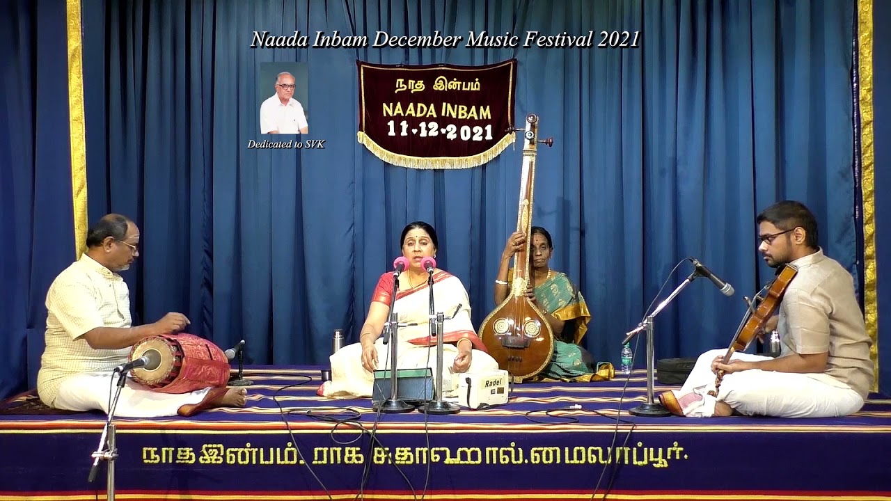 Vidushi Aruna Ranganathan for Naada Inbam December Music Festival 2021
