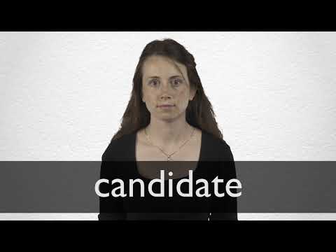 Candidate - Definition, Meaning & Synonyms