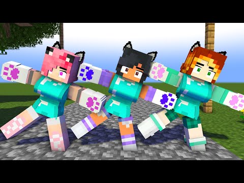 first meet poi poi boys vs pro aphmau family and friends - minecraft animation #shorts