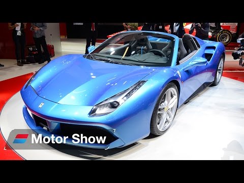 Ferrari 488 Spider vs Lamborghini Huracan Spyder - Frankfurt Motor Show 2015