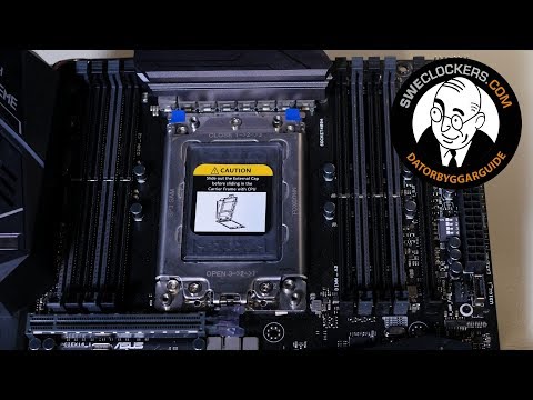 Hur man installerar en processor i AMD:s sockel TR4 (Threadripper)