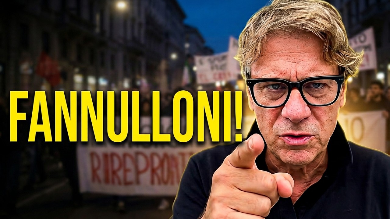 NICOLA PORRO: «SONO IMBESTIALITO, GLI STUDENTI VANNO IN PIAZZA PER IL CARO VITA?»