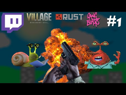 Funniest Twitch Moments #1 (Resident Evil: Village, Rust, Gang Beasts, etc.)