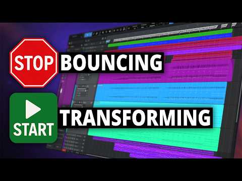 Bounce VS Transform in Studio One