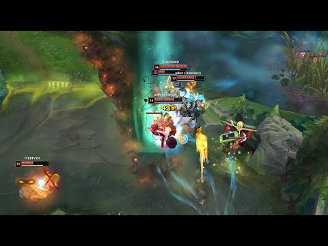 When you get a good flank but Corki exists