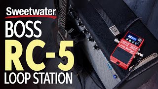 Video thumbnail for BOSS RC-5 Loop Station Compact Phrase Recorder Demo by Sweetwater