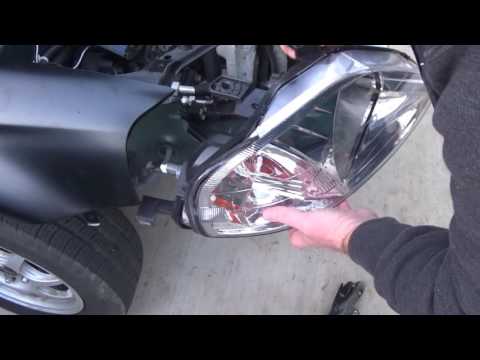 Installing headlight assemblies on 1999 Honda Civic