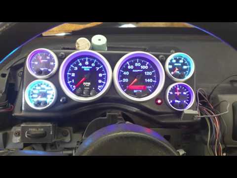 Autometer Elite Dash in an 87 Mustang GT