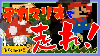 【勢い】スーパーマリオ＜ハイパーマリオ＜デカマリオ【MarioMaker2実況０７８】